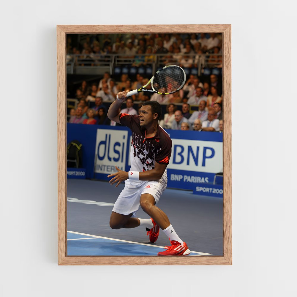 Poster tsonga smash – affiche Tennis (vue 4)
